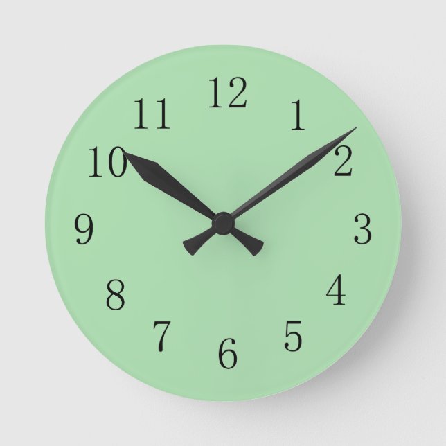 Horloge Celadon Green Wall (Recto)