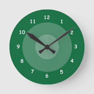 Horloge - cercles ombragés