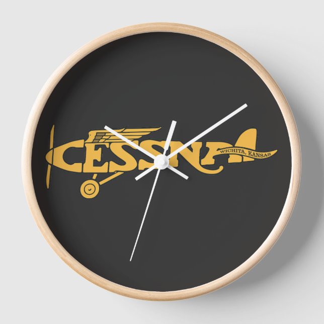 Horloge Cessna Vintage (Recto)