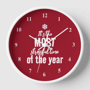 Horloge C'est le moment le plus stressant de l'année