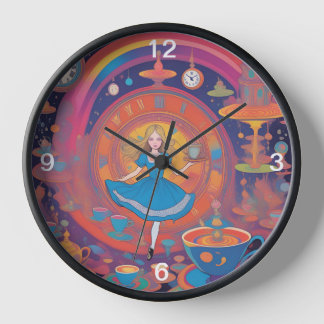 Horloge C'est le Tea Time Alice
