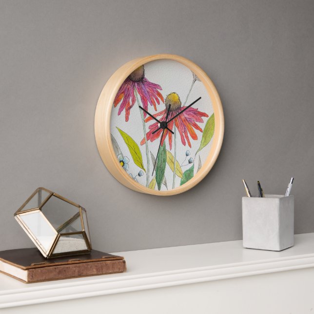 Horloge C'est l'heure du printemps ! (Bureau)