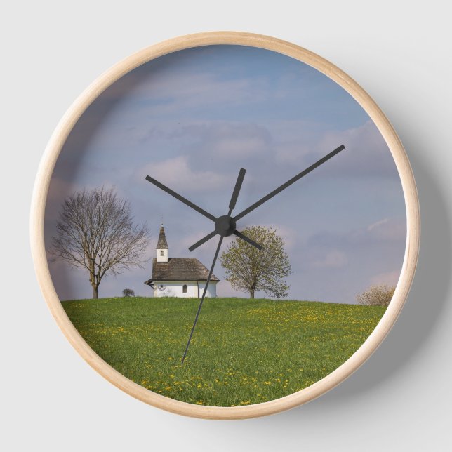 Horloge Chapel, Church, Meadow (Recto)