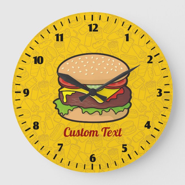 Horloge Cheeseburger (Recto)