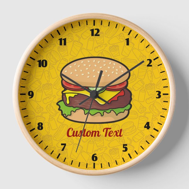 Horloge Cheeseburger (Recto)