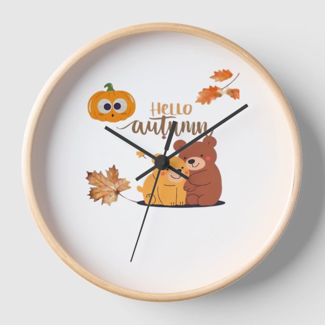 Horloge Chemise Automne, Chemise Thanksgiving, Pumpki Auto (Recto)
