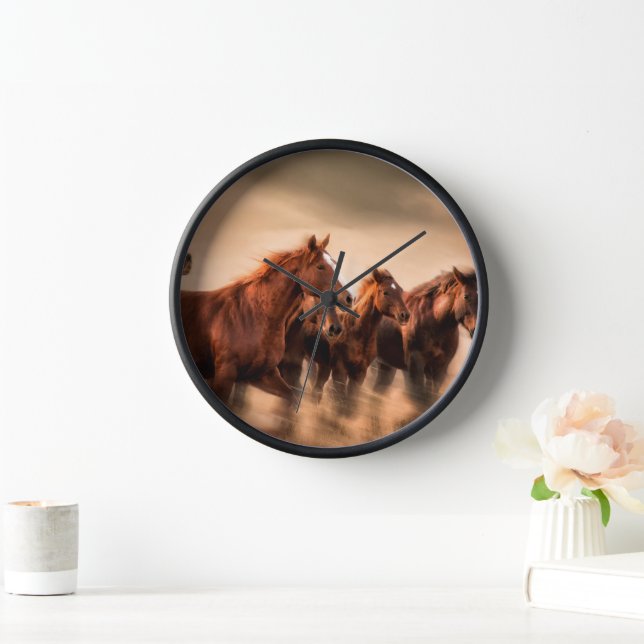 Horloge Chevaux de course (Maison)