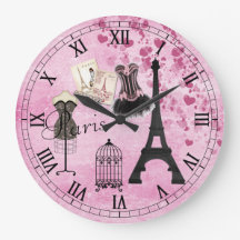 Horloge Chic Fille Rose Paris