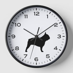 Horloge Chien de race française Bulldog