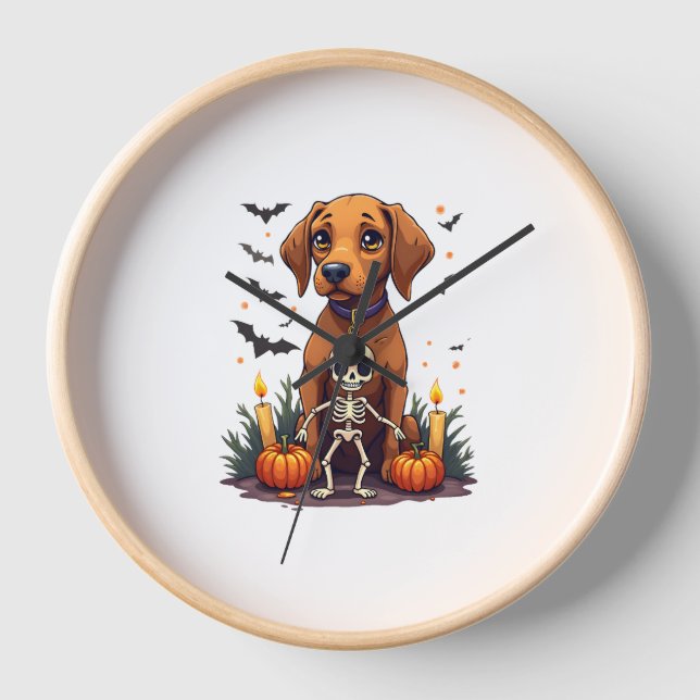 Horloge Chien Vizsla Voodoo (Recto)