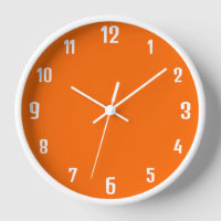 Chiffres blancs modernes | Classic Neon Sunset Ora