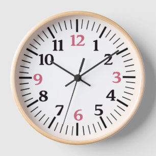 Horloge Chiffres en chinois noir Accueil Décor Mur cadeau