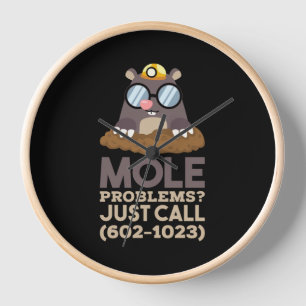 Horloge Chimie - Problèmes de mole
