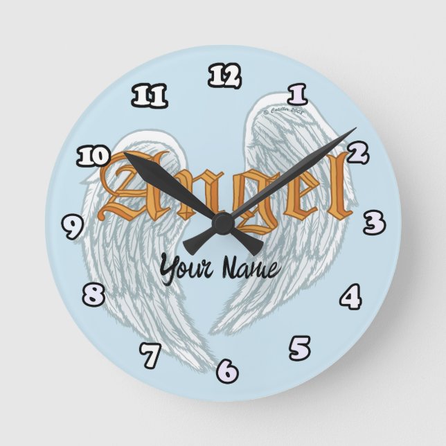 Horloge Christian Angel Wings (Recto)