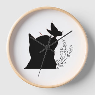 Horloge Chuchotements de lumière clo