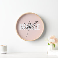 Citation moderne Pastel Pink Inhale Exhale