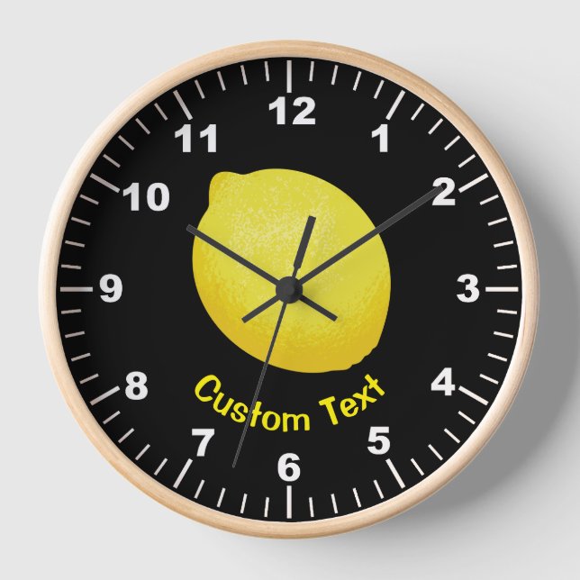 Horloge Citron (Recto)