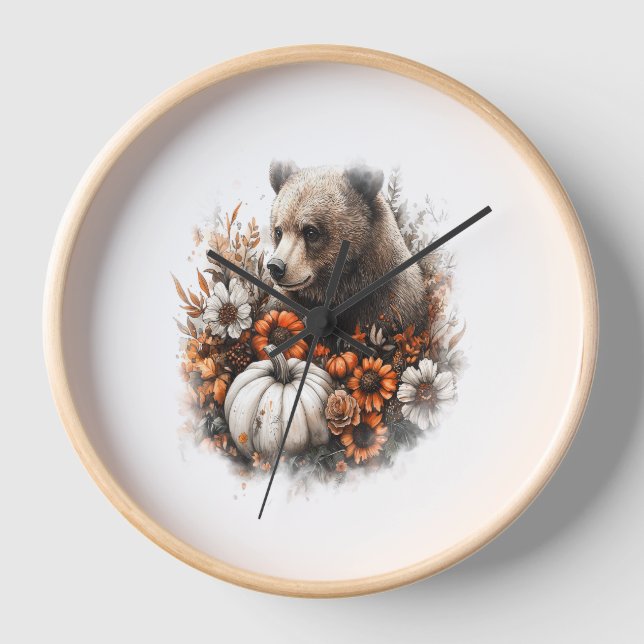 Horloge Citrouille du pays de chemise d'ours (Recto)