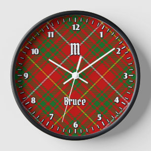 Horloge Clan Bruce Tartan