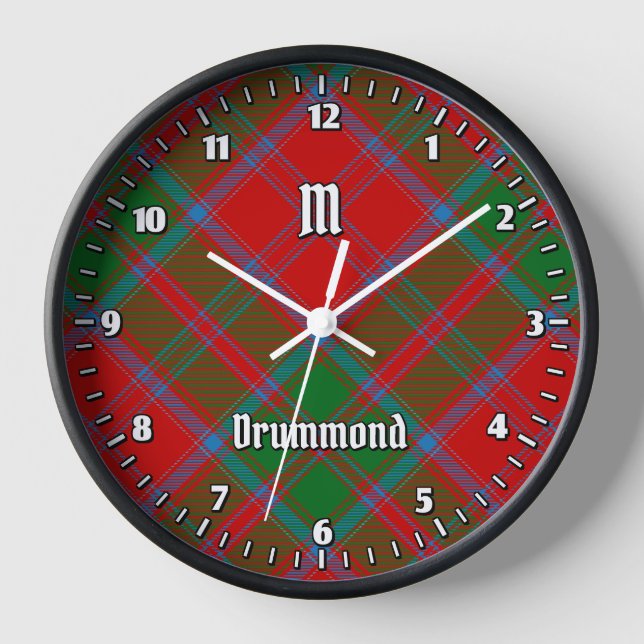 Horloge Clan Drummond Tartan (Recto)