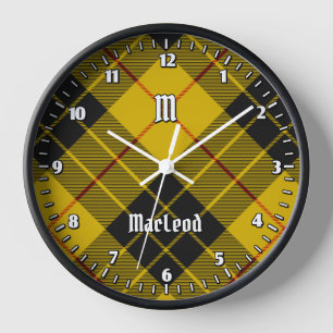 Horloge Clan Macleod de Lewis Tartan