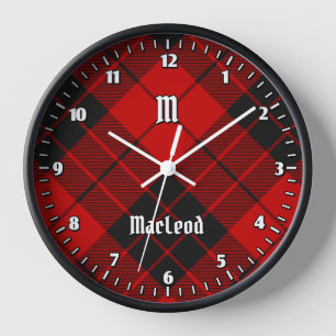 Horloge Clan Macleod de Raasay Tartan