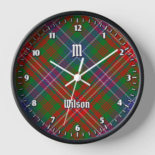 Horloge Clan Wilson Modern Tartan