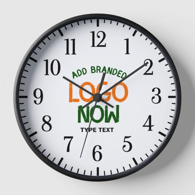 HORLOGE CLIENT SIMPLE CONTEMPORAIN PROPRE BLANC MODE (Recto)