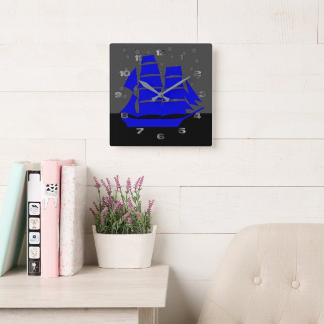 Horloge - Clipper Ship (Salle de lecture)