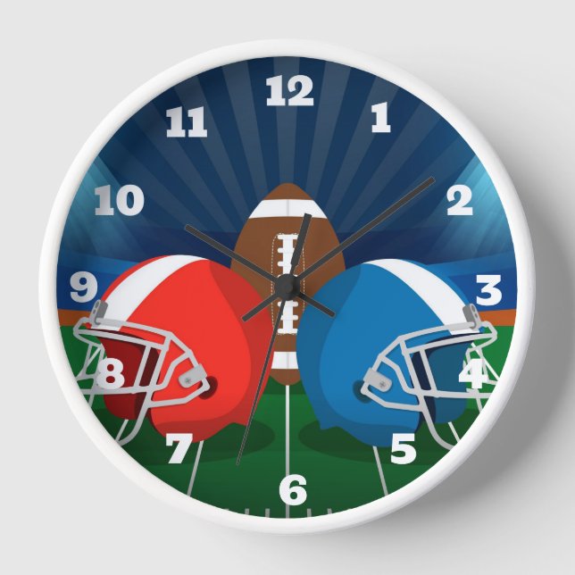 Horloge Clock de football (Recto)