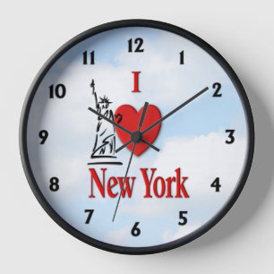 Horloge Coeur New York