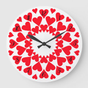 Horloge Cœurs