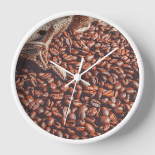 Horloge Coffee Bean