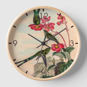 Horloge Colibri vintage par John Gould