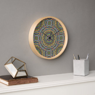 Horloge Colorful Mandala Home Decor