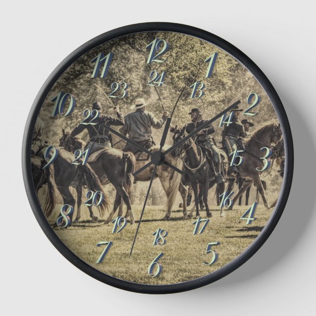 Horloge Combat de sabre (Recto)
