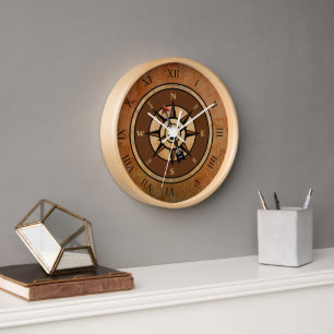Horloge Compas nautique