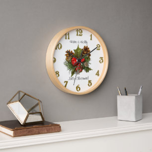 Horloge Conception du centre de Noël