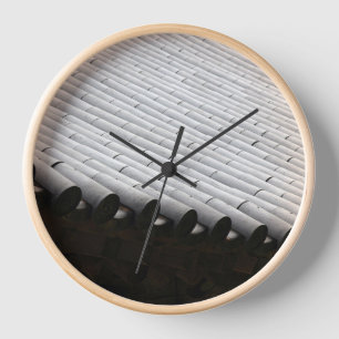 Horloge Conçu avec une photo de Corée du Sud, Natural