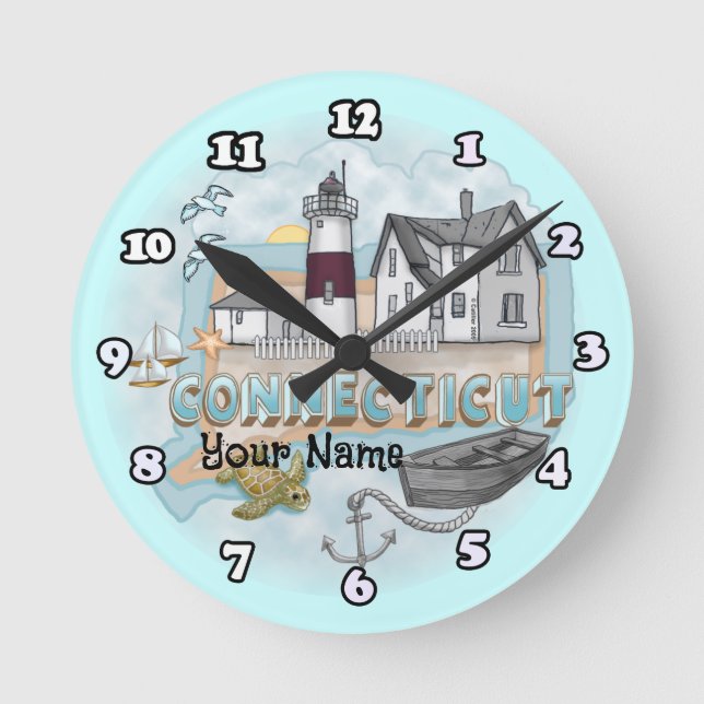horloge Connecticut Lighthouse (Recto)