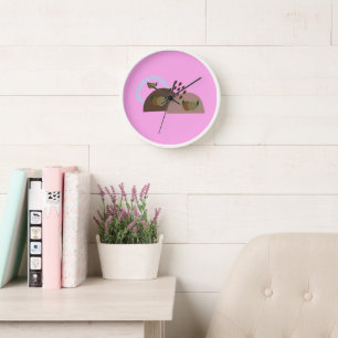 Horloge Contemporain Boho Rustique