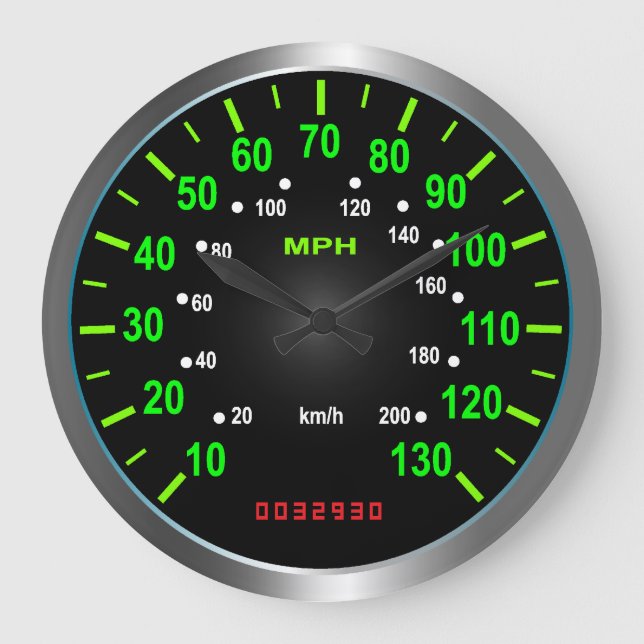 Horloge cool du compteur de vitesse (Recto)