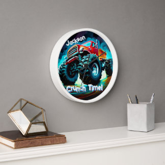 Horloge Cool Monster Truck Cruntime
