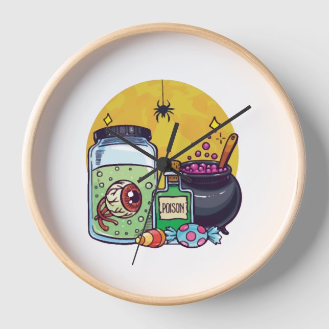 Horloge costume Halloween facile humeur halloween (Recto)