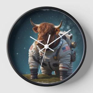 Horloge Couteau Angus dans un Spacesuit