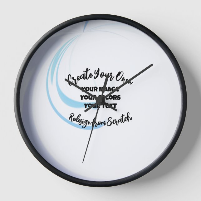 Horloge Créer votre propre Customisé (Recto)