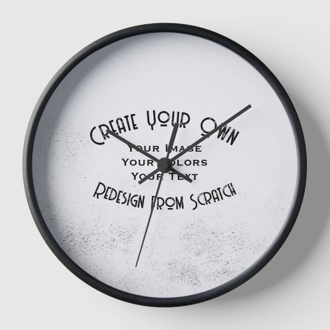Horloge Créez votre propre conception personnalisée (Recto)