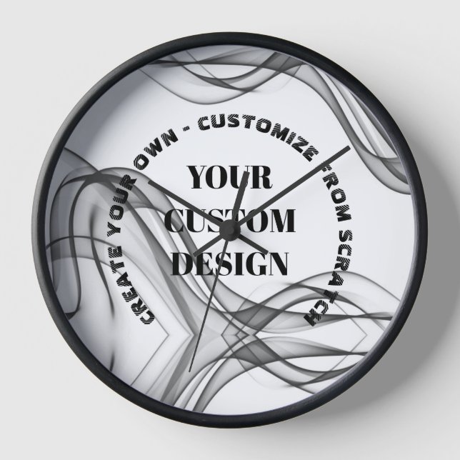 Horloge Créez votre propre Customisé (Recto)