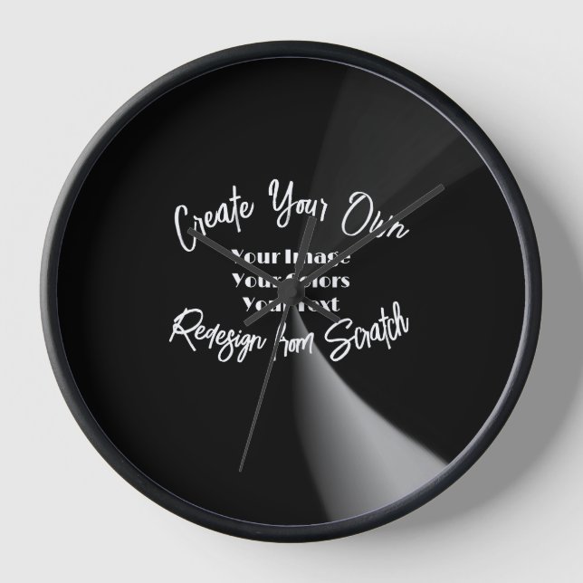 Horloge Créez votre propre personnalisation personnalisée (Recto)