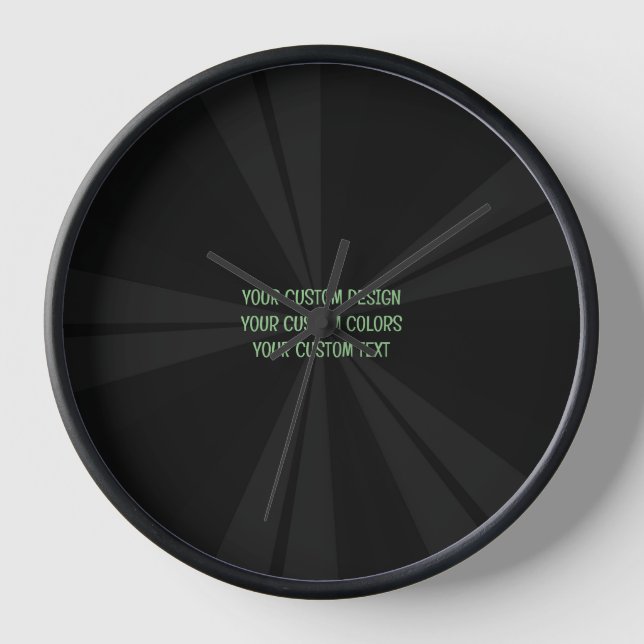 Horloge Créez votre propre personnalisation personnalisée (Recto)